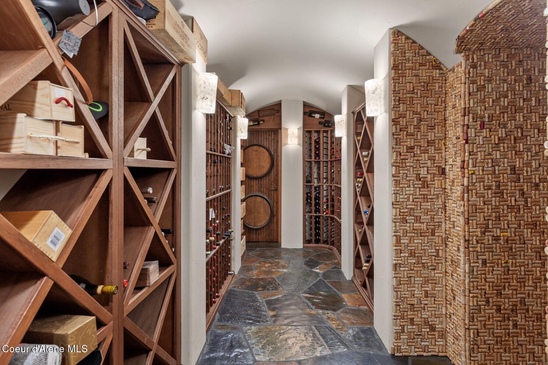 18869 South Trekker Woods Road Coeur D'Alene, ID 83814 - Photo 45 of 76 Detailed Authentic Wine Cellar