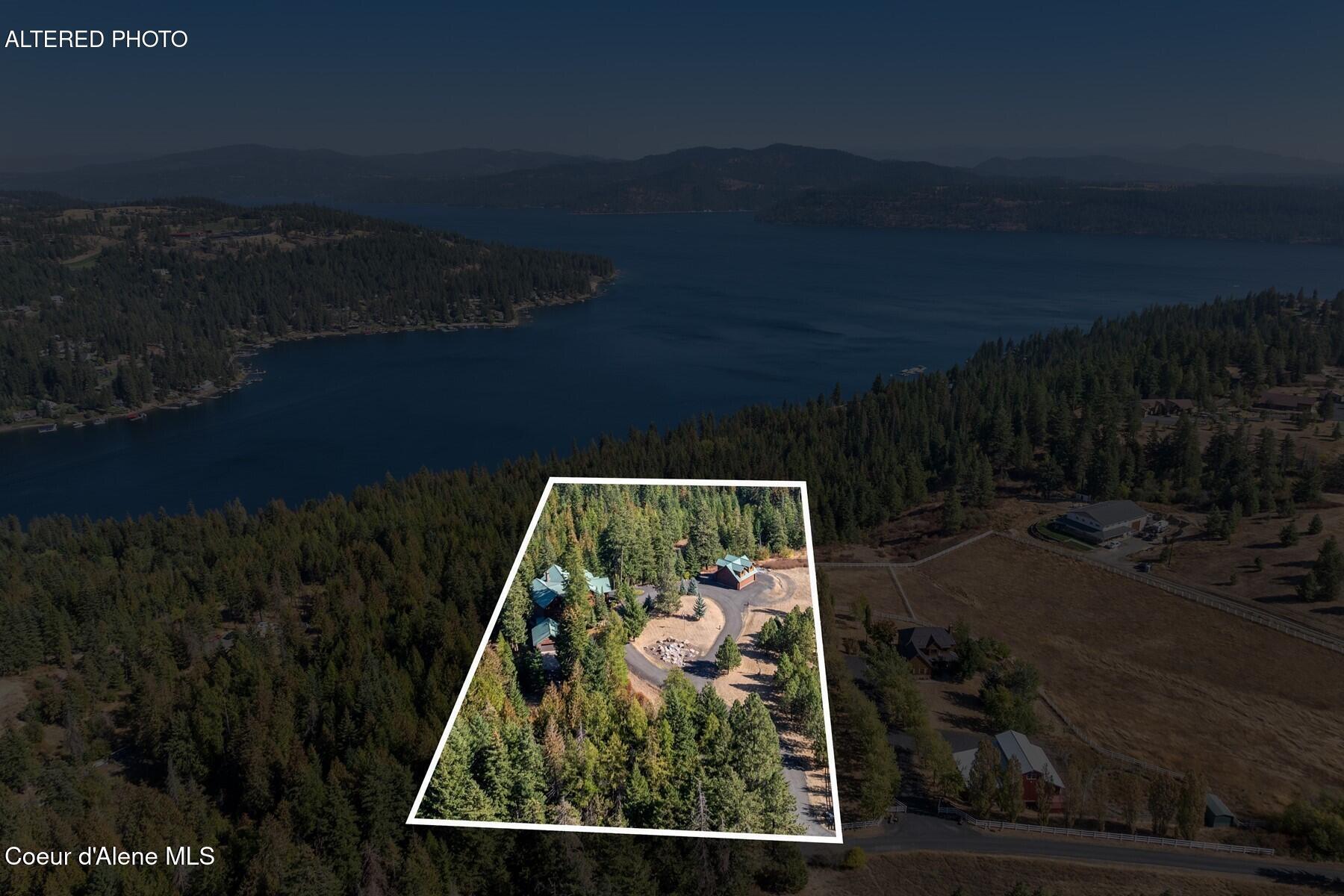 18869 South Trekker Woods Road Coeur D'Alene, ID 83814 - Photo 73 of 76 Aerial of Site