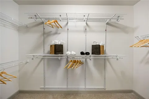 a view of walk in closet