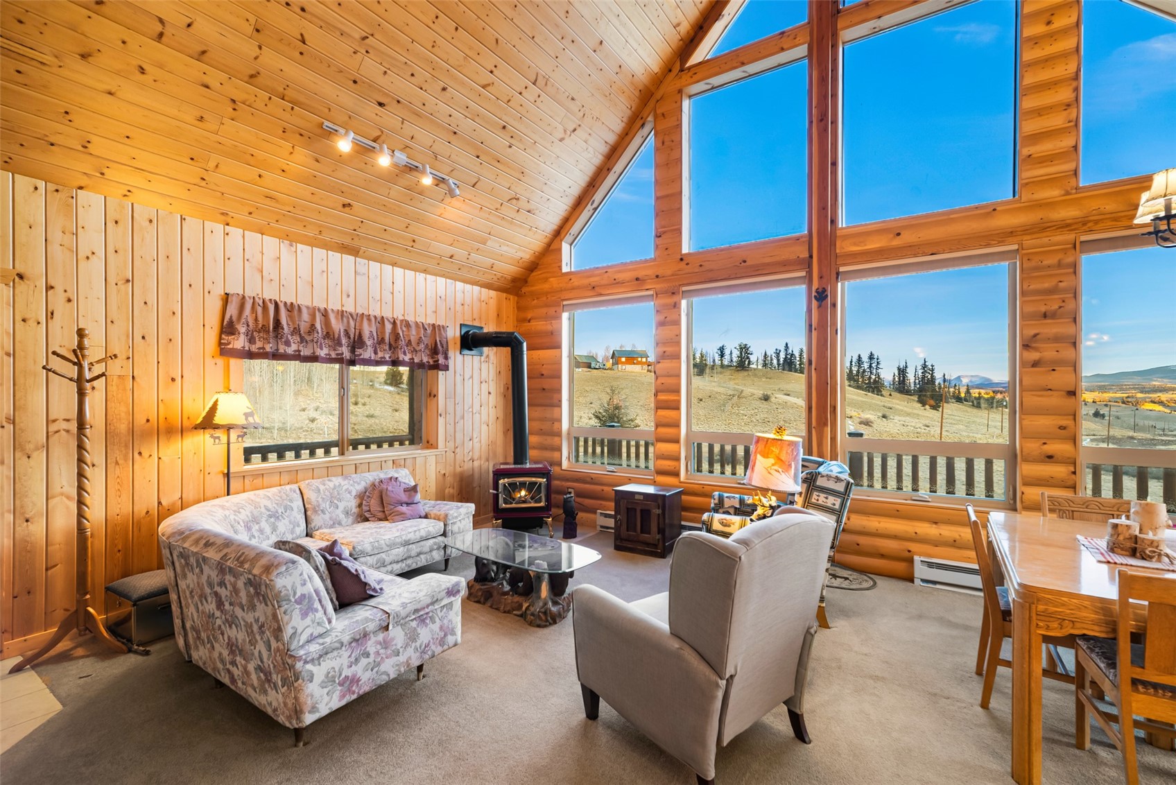 1081 Travois Road Como, CO 80456 - Photo 2 of 44 a balcony with furniture and city view