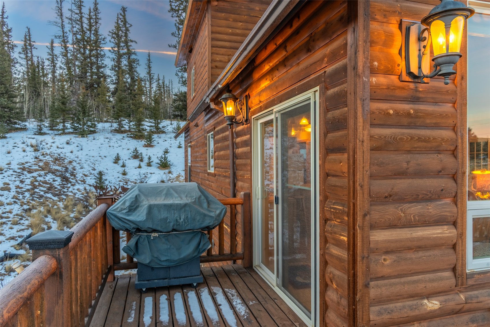 1081 Travois Road Como, CO 80456 - Photo 36 of 44 a view of balcony with wooden floor and outdoor seating