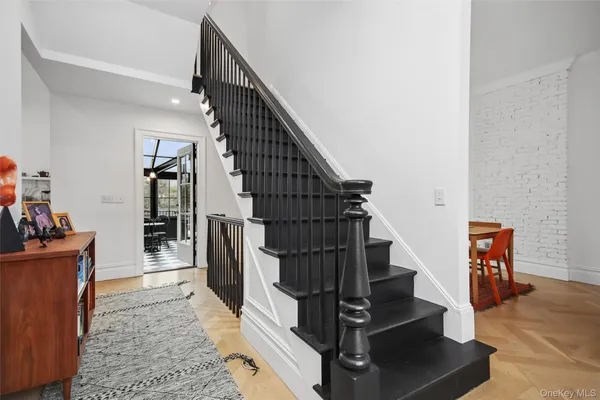 a view of entryway and hall