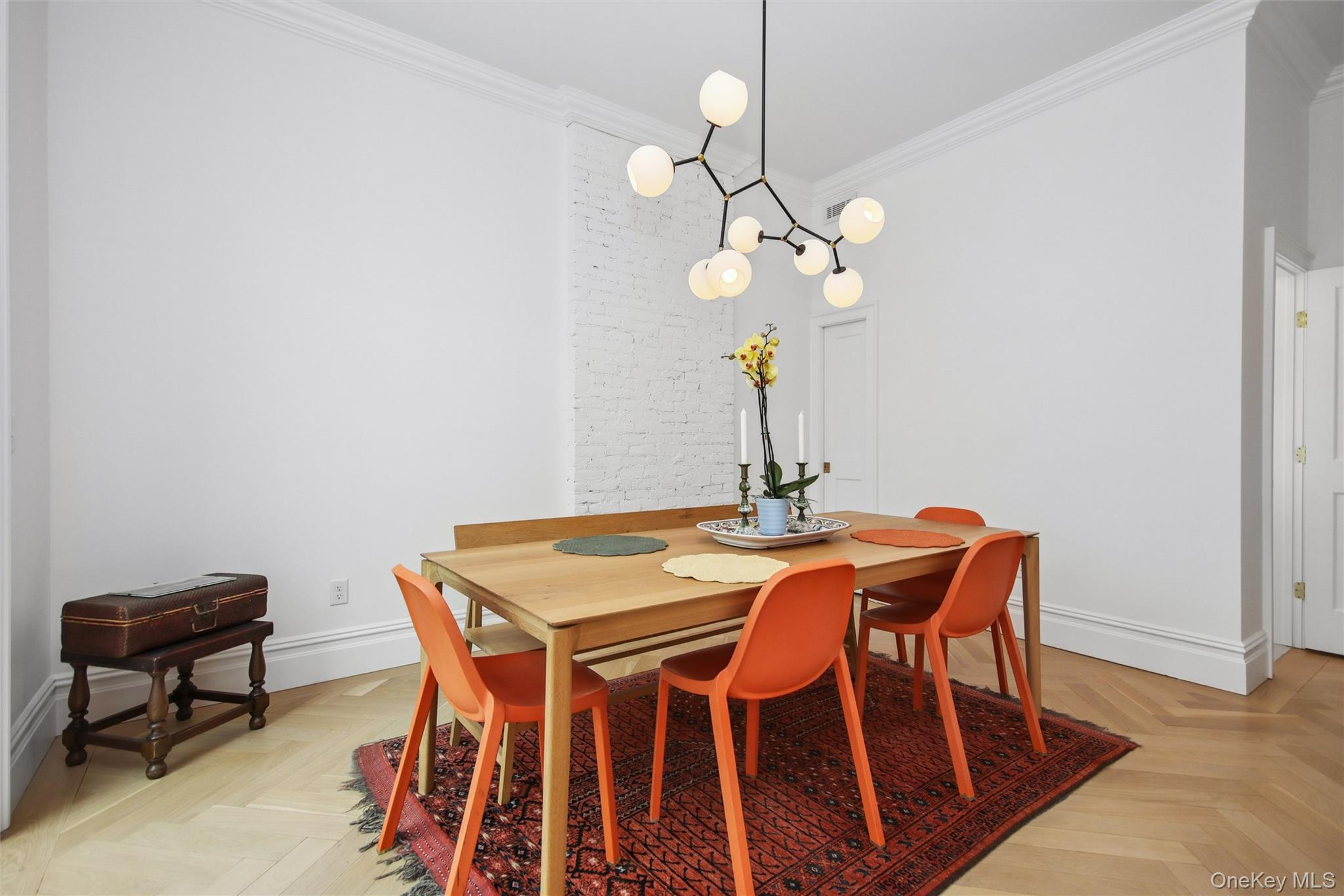 33 Davis Street Beacon, NY 12508 - Photo 17 of 46 a view of a dining room with furniture and wooden floor