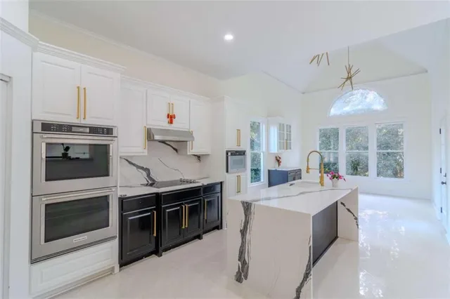 a view of a house with wooden floor
