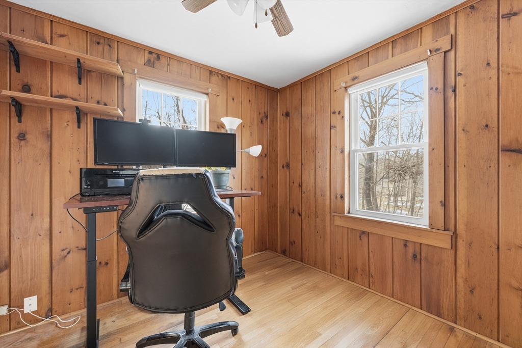 21 High Street Pepperell, MA 01463 - Photo 16 of 40 a view of workspace with wooden floor windows