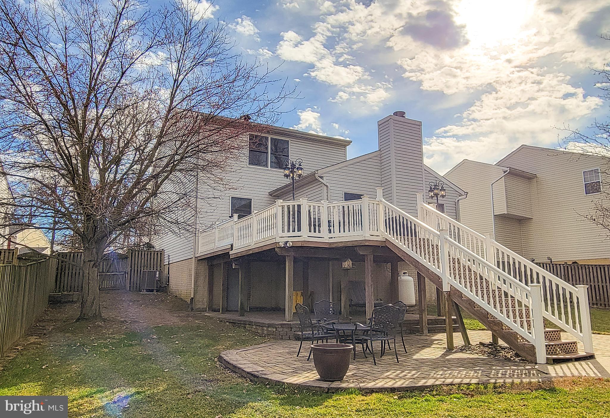 7916 Evesboro Drive Severn, MD 21144 - Photo 27 of 30 view of deck from ground