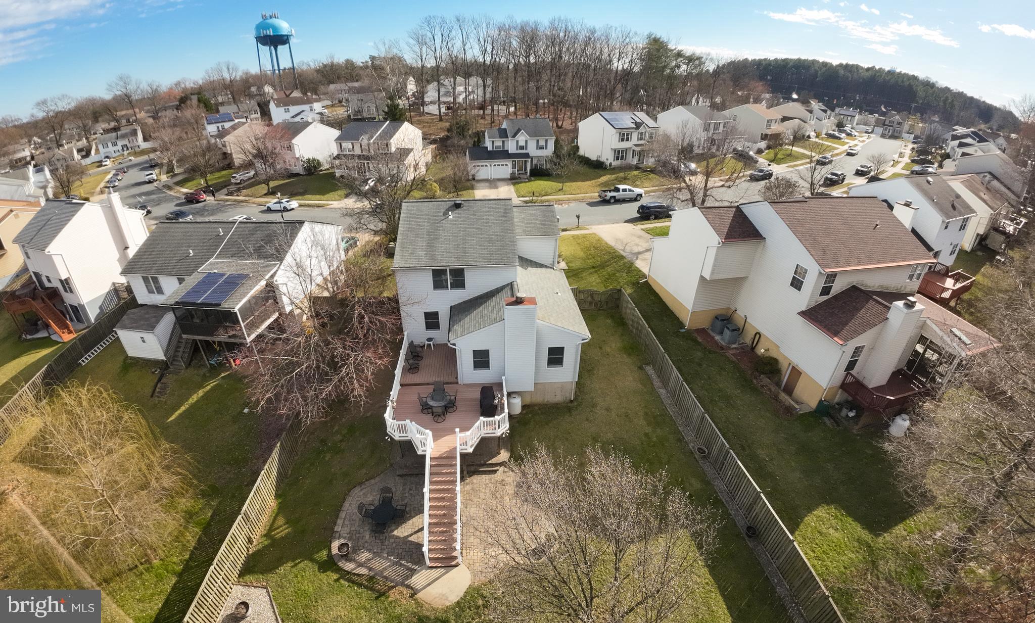 7916 Evesboro Drive Severn, MD 21144 - Photo 30 of 30 drone back view