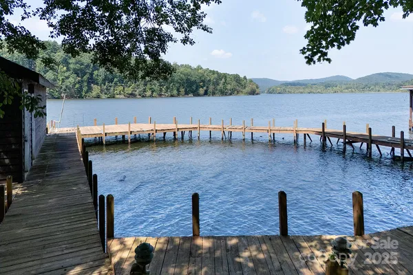 a view of outdoor seating and lake