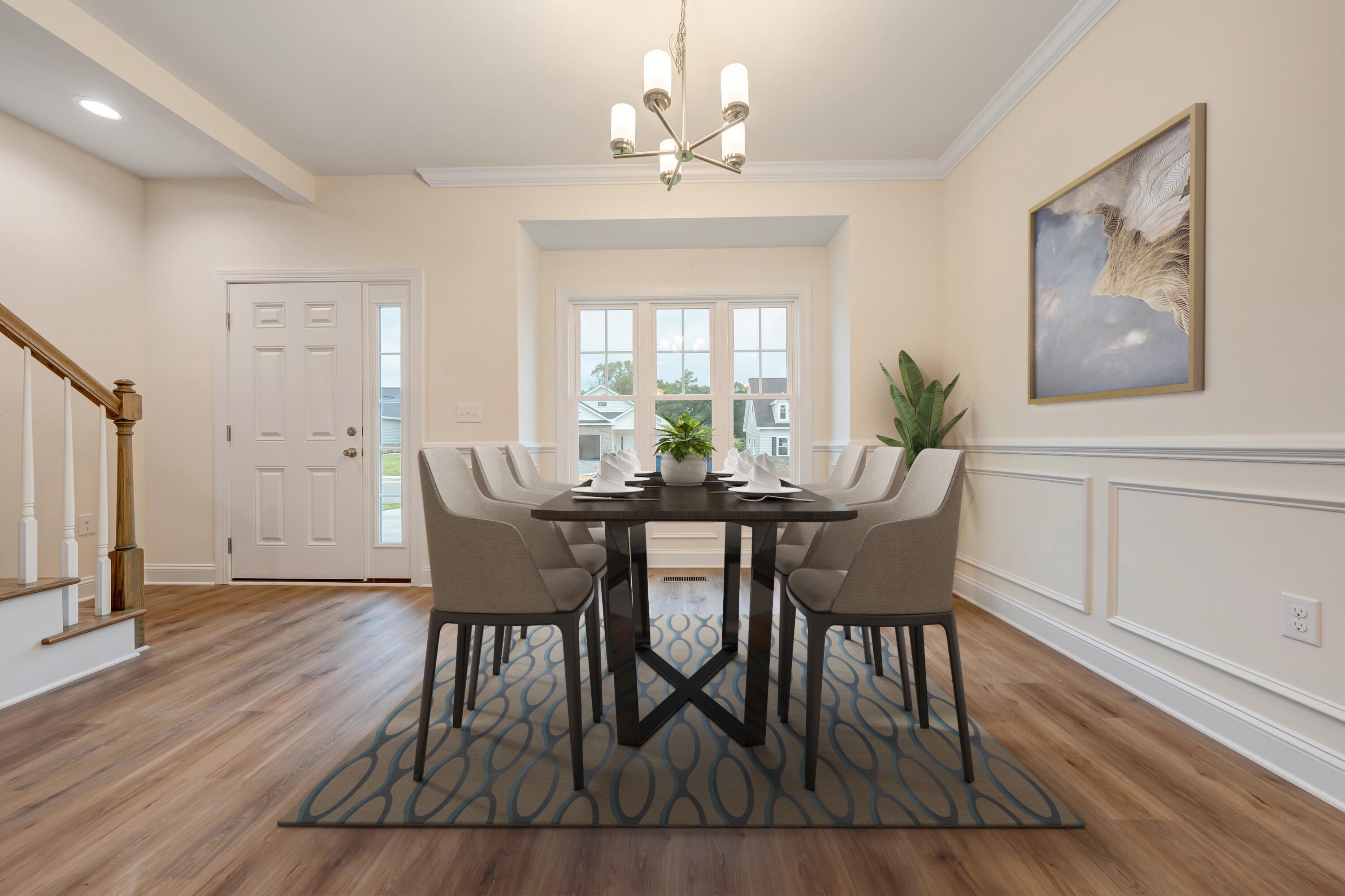 3086 Isabel Lane Salem, VA 24153 - Photo 3 of 24 a view of a dining room with furniture window and wooden floor