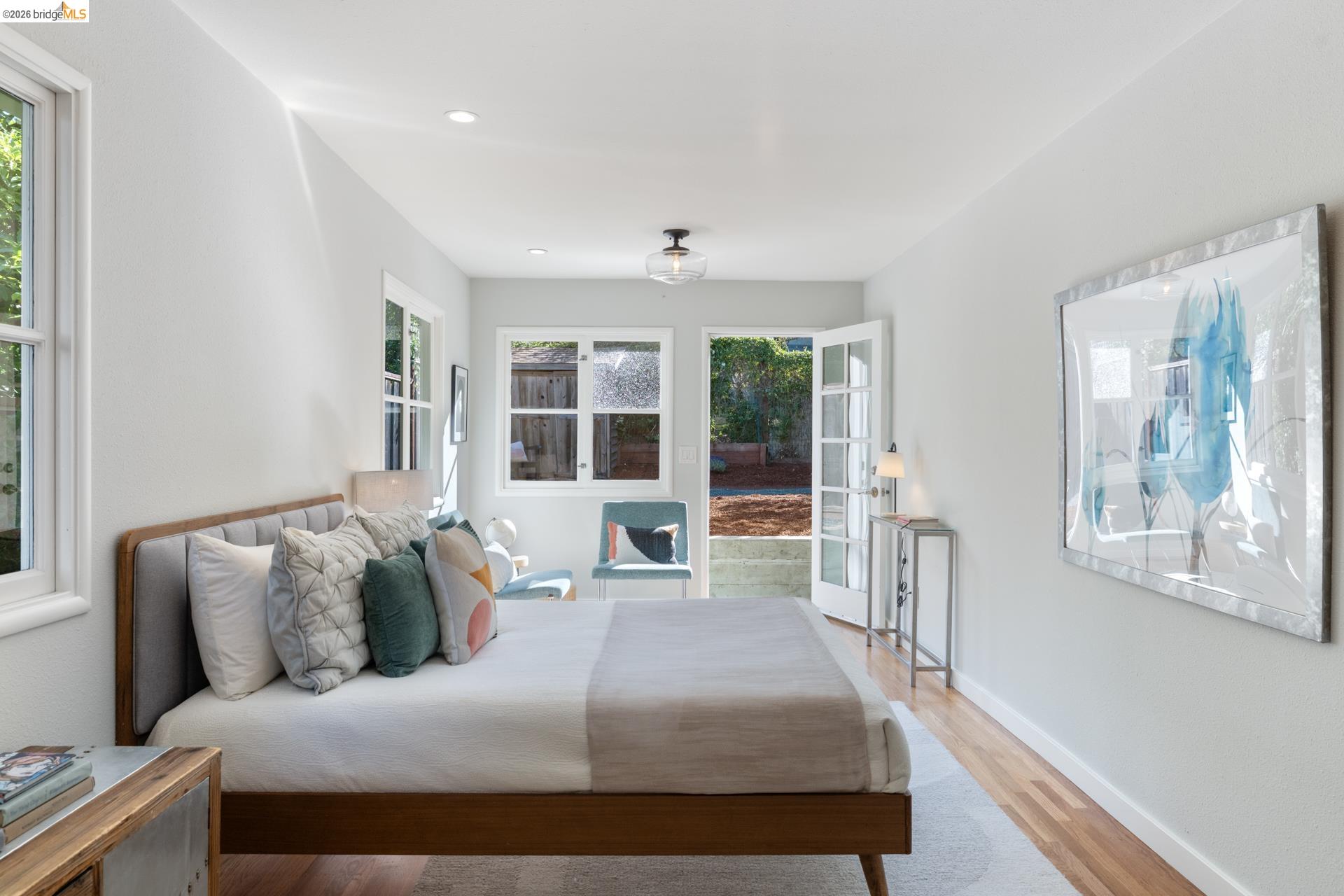 49 Windsor Avenue Kensington, CA 94708 - Photo 36 of 60 a bedroom with a large bed and a window