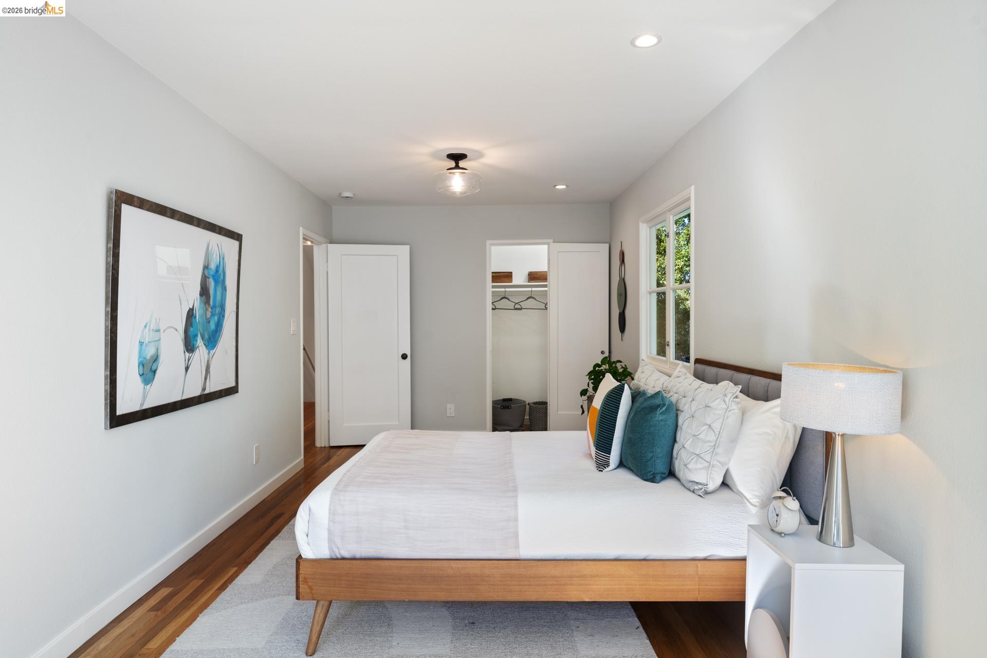 49 Windsor Avenue Kensington, CA 94708 - Photo 40 of 60 a bedroom with a large bed and a window