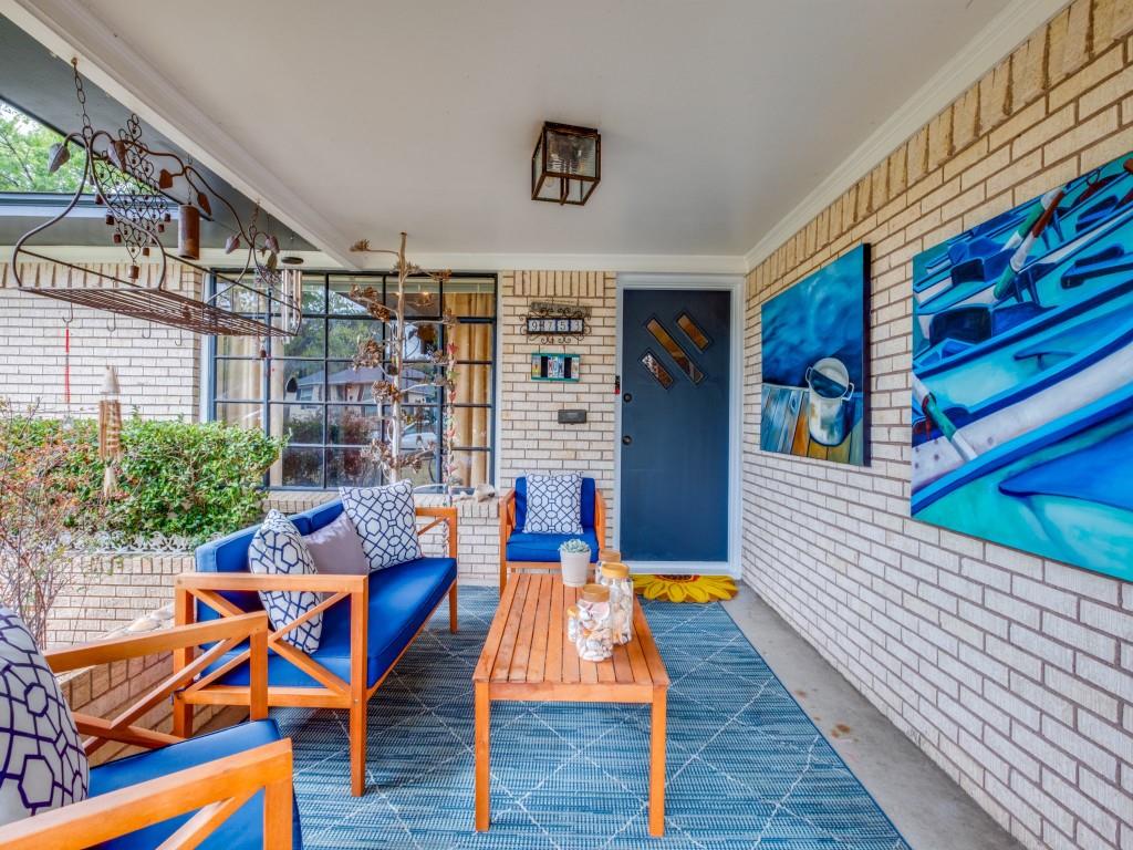 9753 Carnegie Drive Dallas, TX 75228 - Photo 3 of 25 a view of outdoor seating space with wooden floor