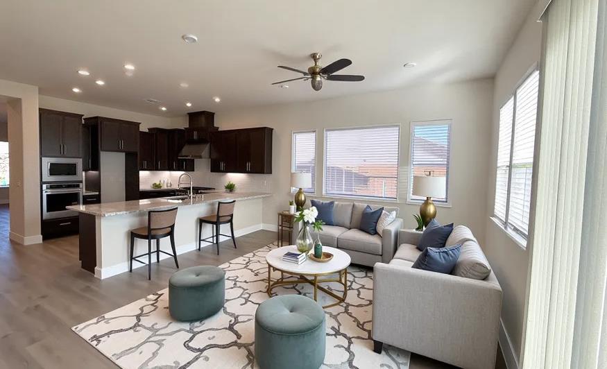 5526 Kamala Way Fair Oaks, CA 95628 - Photo 3 of 10 a living room with furniture and a large window