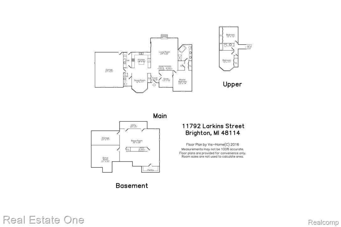 11792 Larkins Road Brighton, MI 48114 - Photo 42 of 43 plan_floorhc.jpg
