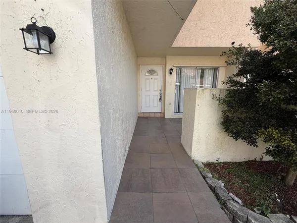 a view of a entryway