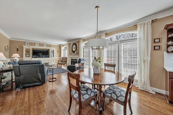 a view of a garage and car parked