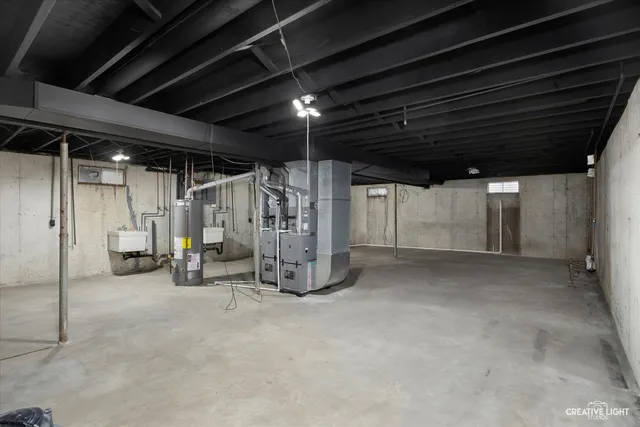 a view of water heater room