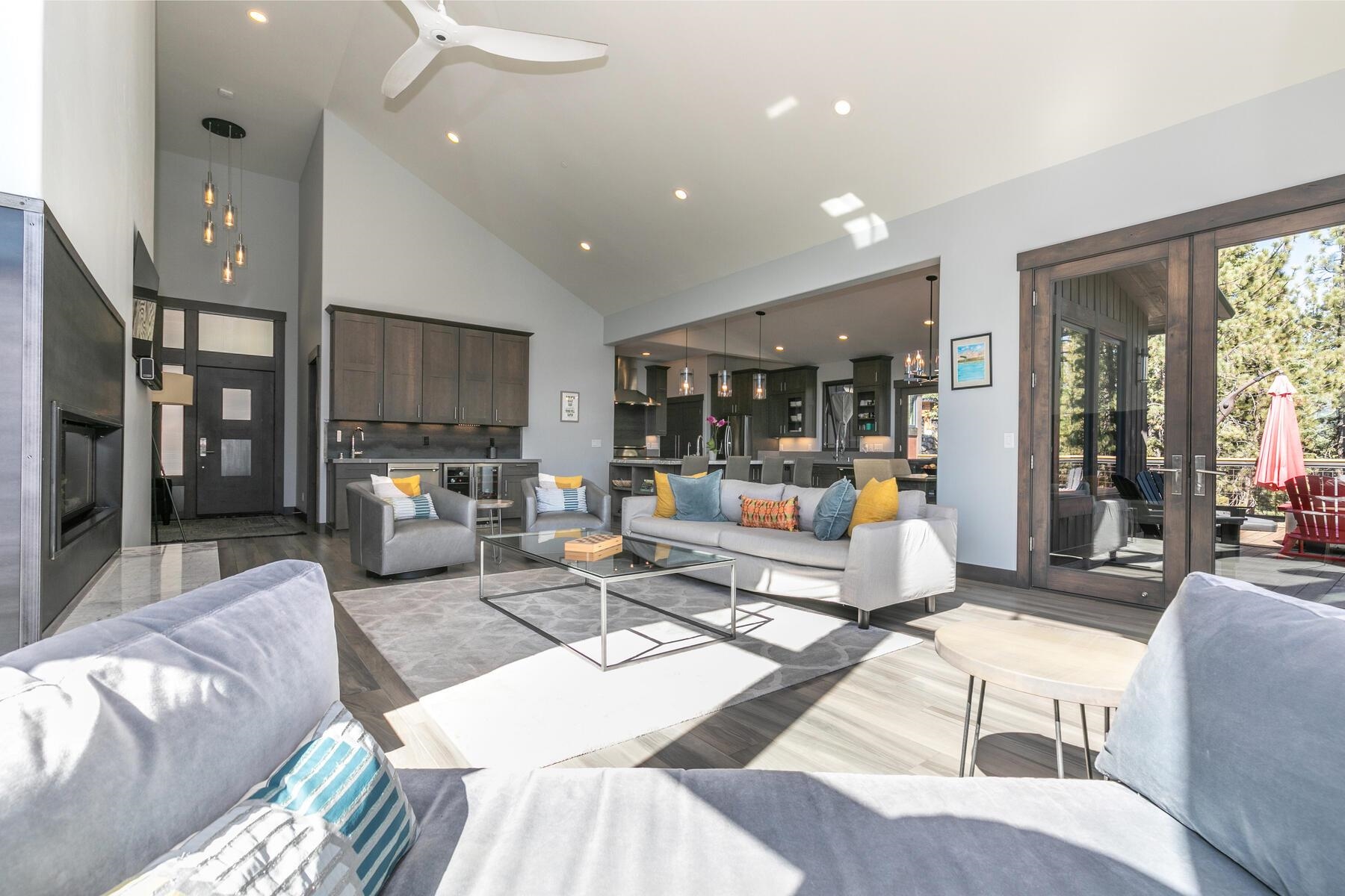 11863 Coburn Drive Truckee, CA 96161 - Photo 5 of 21 a living room with furniture and a fireplace