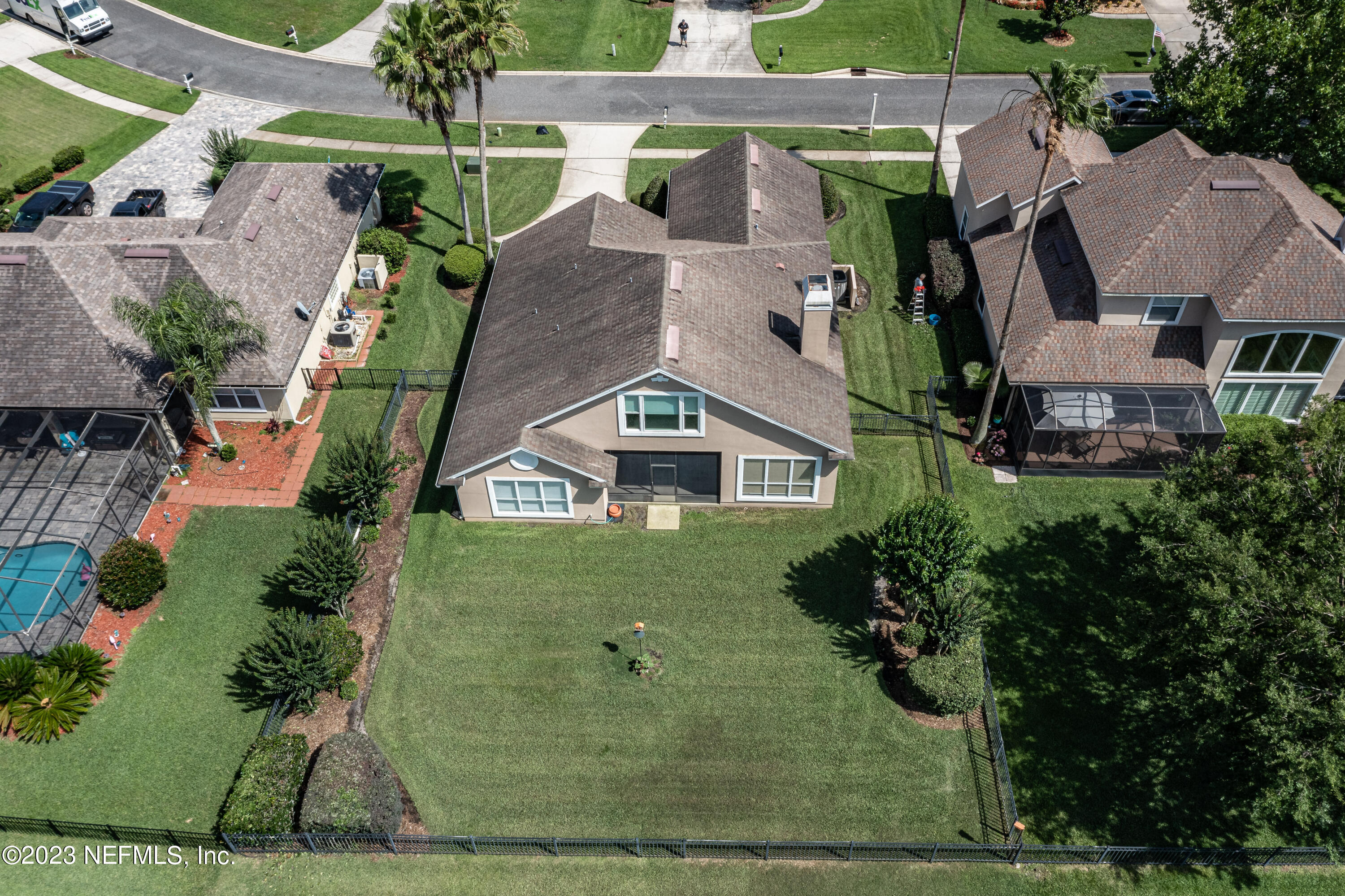 1614 Pinecrest Drive Fleming Island, FL 32003 - Photo 38 of 86 an aerial view of multiple houses with yard