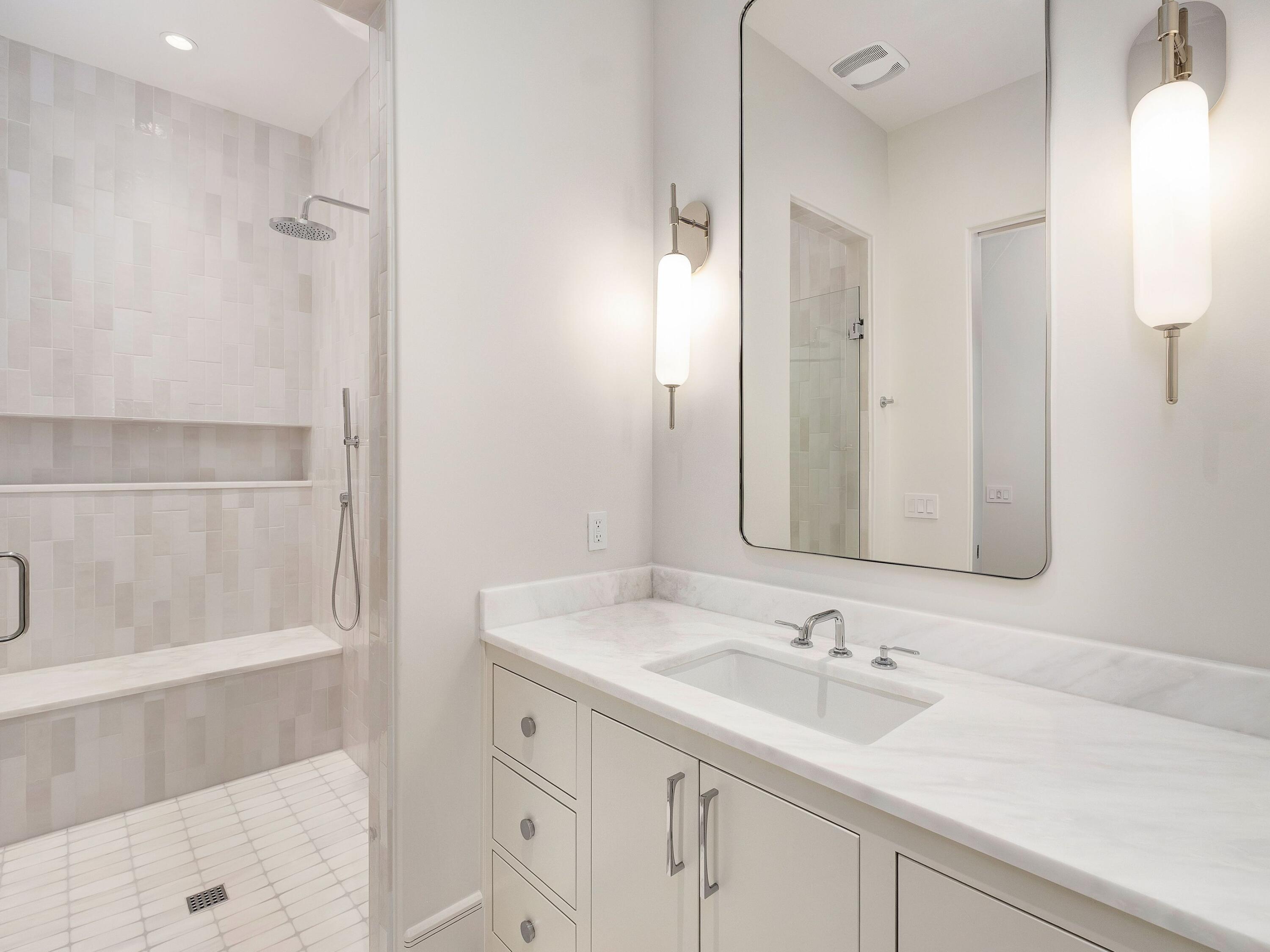 431 Pisces Drive Santa Rosa Beach, FL 32459 - Photo 45 of 48 a bathroom with a sink and a mirror