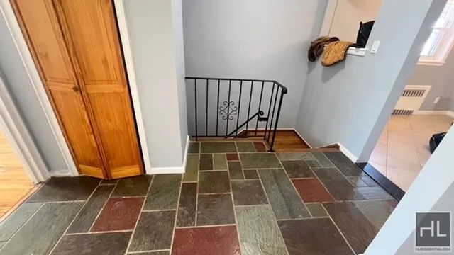 a bathroom with sink and a mirror