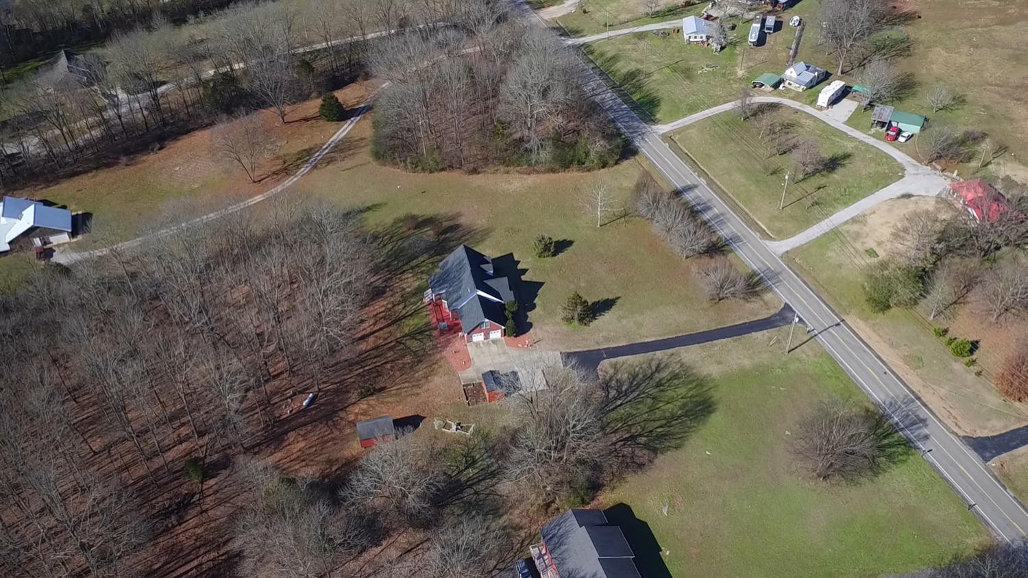1352 Iron Bridge Road Columbia, TN 38401 - Photo 37 of 43 an aerial view of a house with outdoor space