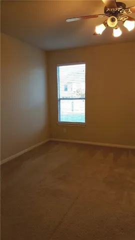 a view of an entryway in a room