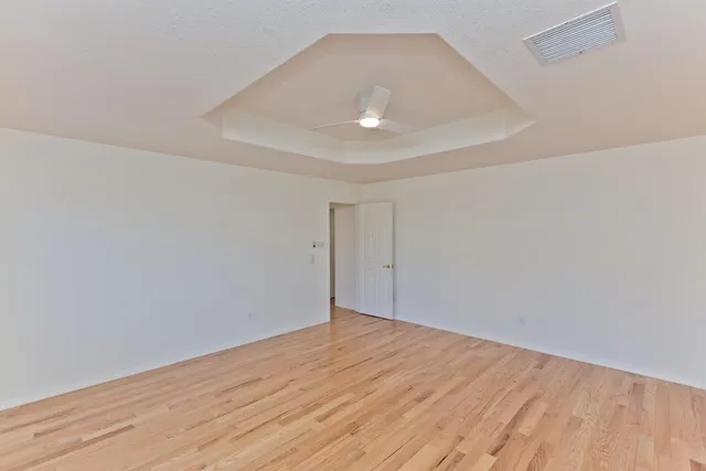 wooden floor in a room