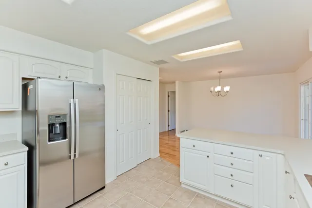 a view of a closet area