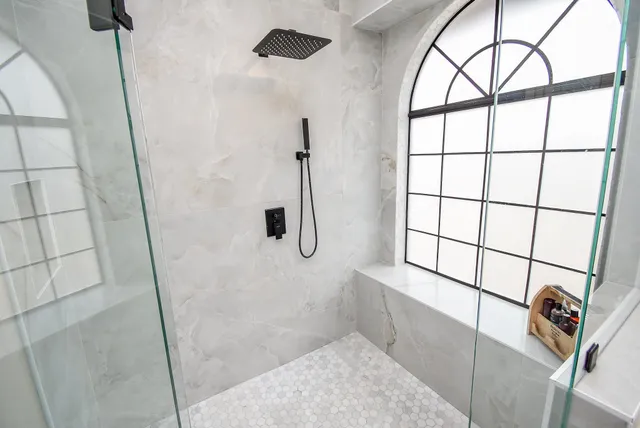 a sink sitting inside of a kitchen