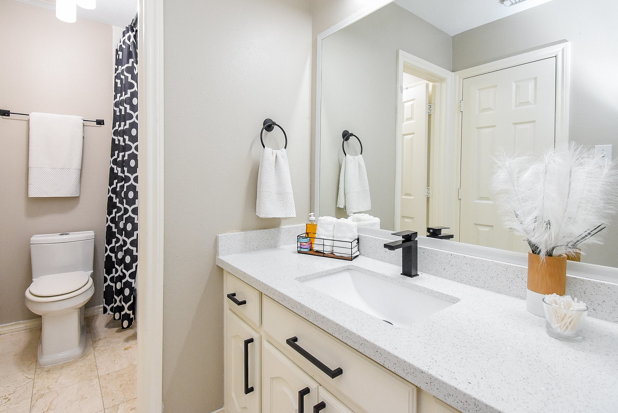 30518 Aldine Westfield Road Spring, TX 77386 - Photo 35 of 50 a bathroom with a sink and a toilet
