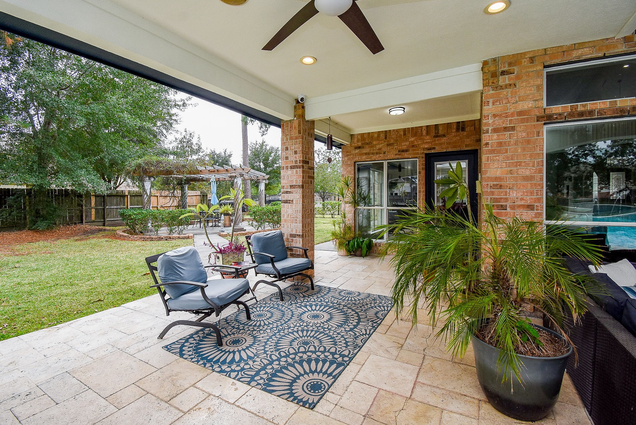 30518 Aldine Westfield Road Spring, TX 77386 - Photo 37 of 50 a living room with patio furniture and garden
