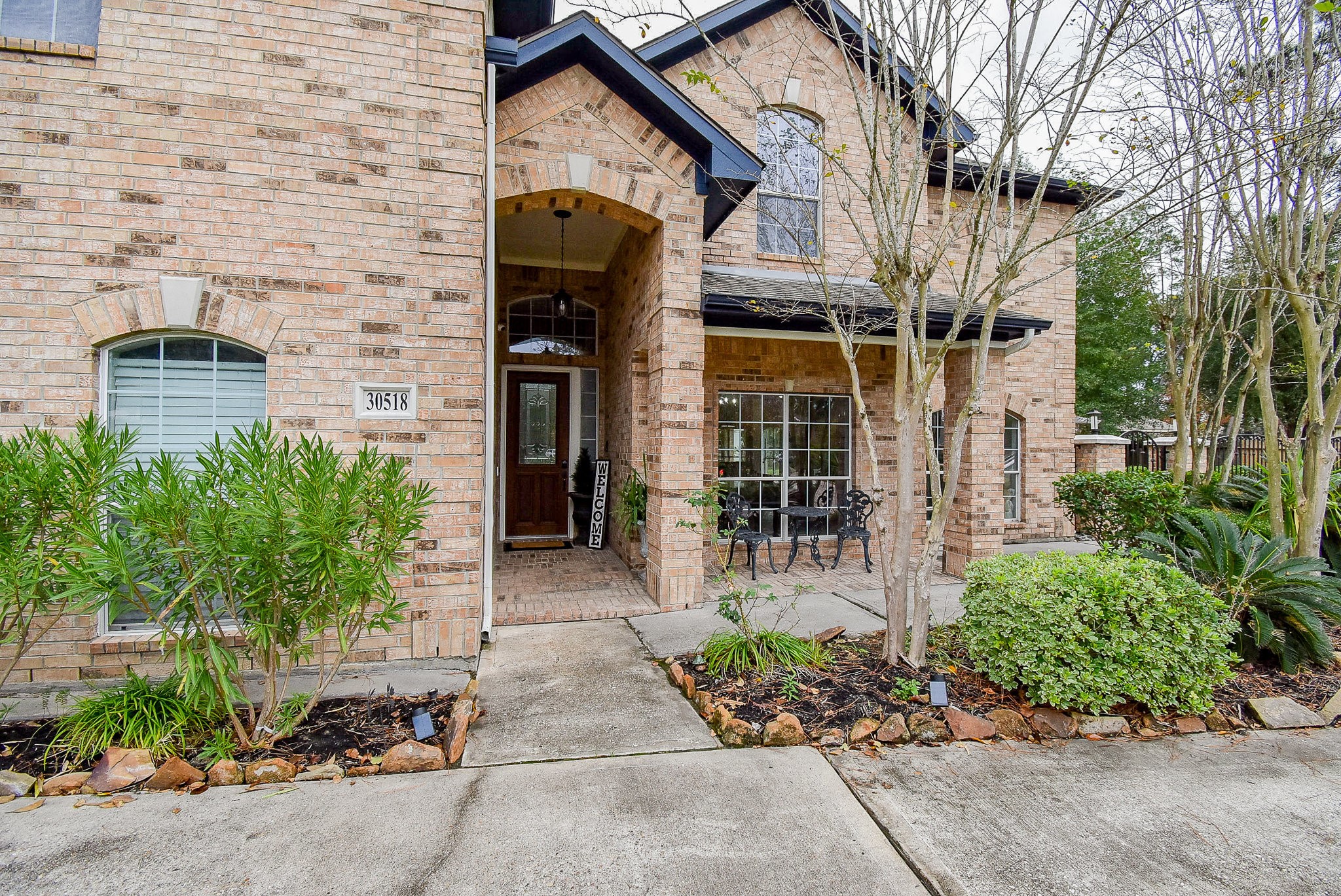 30518 Aldine Westfield Road Spring, TX 77386 - Photo 5 of 50 a front view of a house with garden