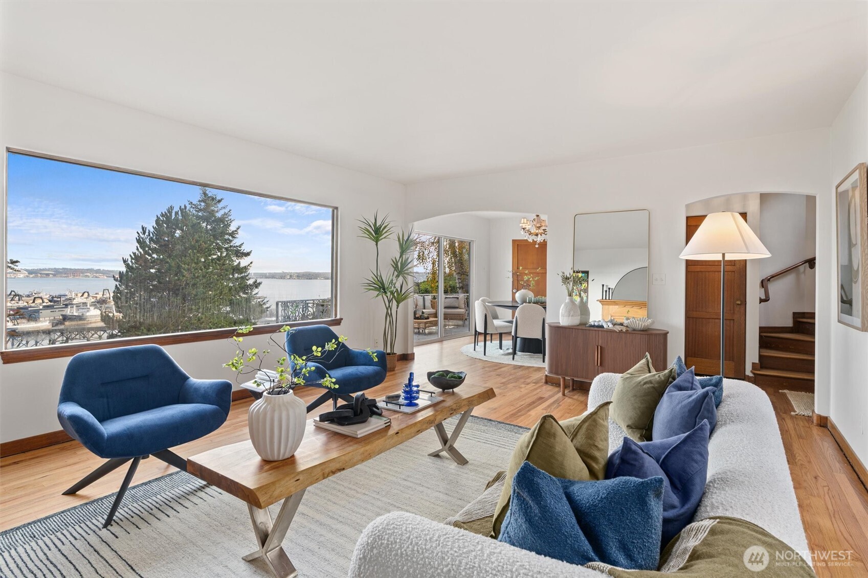 1820 Magnolia Way West Seattle, WA 98199 - Photo 3 of 33 a living room with furniture and a large window