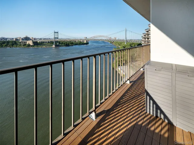 a city view from balcony