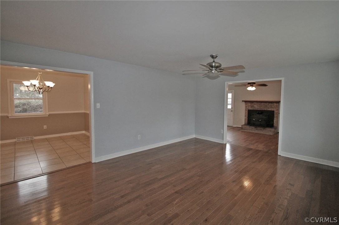 3500 Respess Road Midlothian, VA 23112 - Photo 6 of 16 wooden floor in an empty room with a window