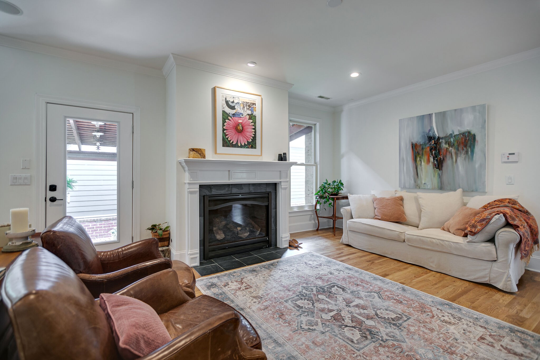 126 Addison Avenue Franklin, TN 37064 - Photo 13 of 38 a living room with furniture and a fireplace