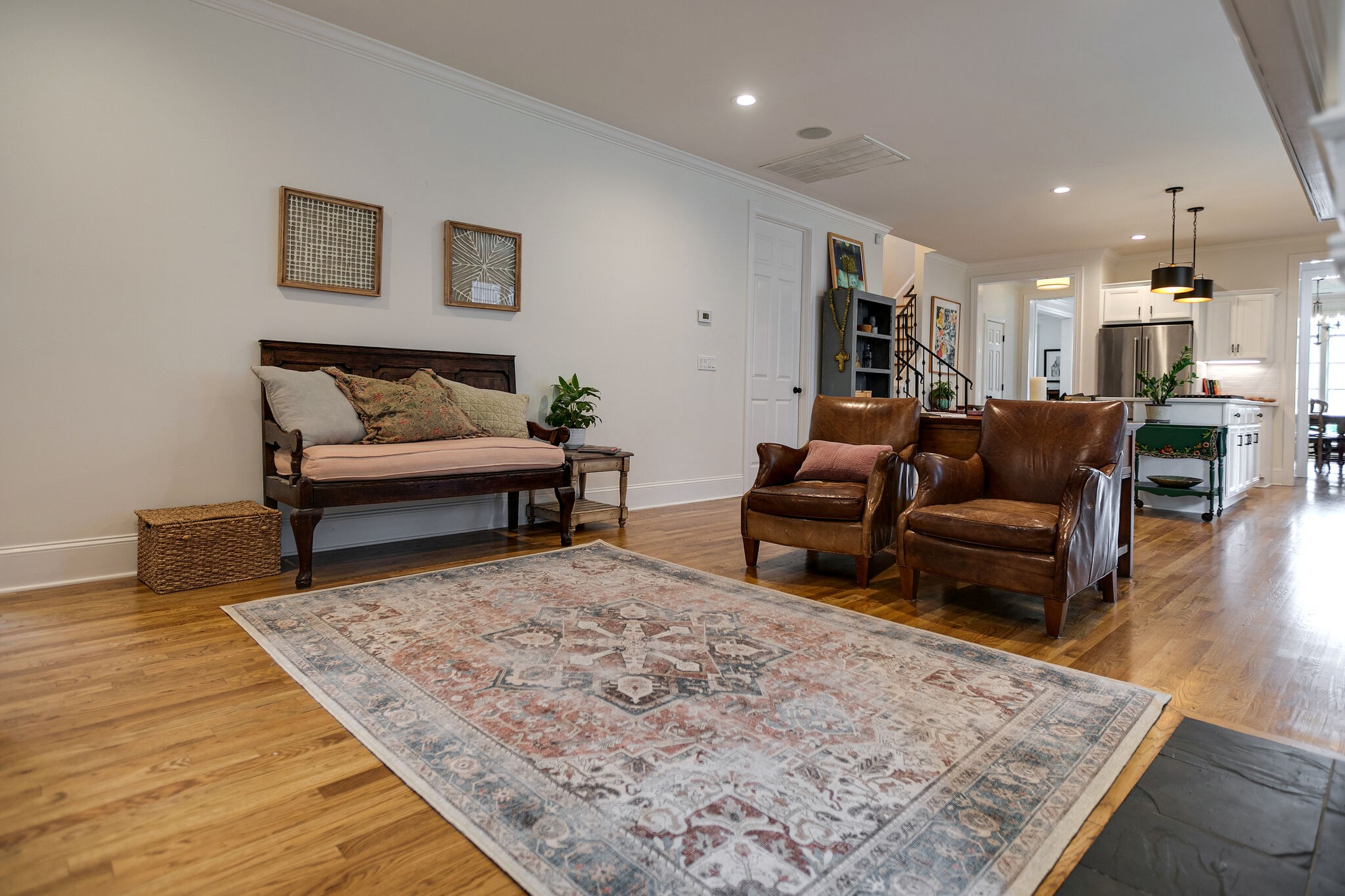 126 Addison Avenue Franklin, TN 37064 - Photo 15 of 38 a living room with furniture and a wooden floor