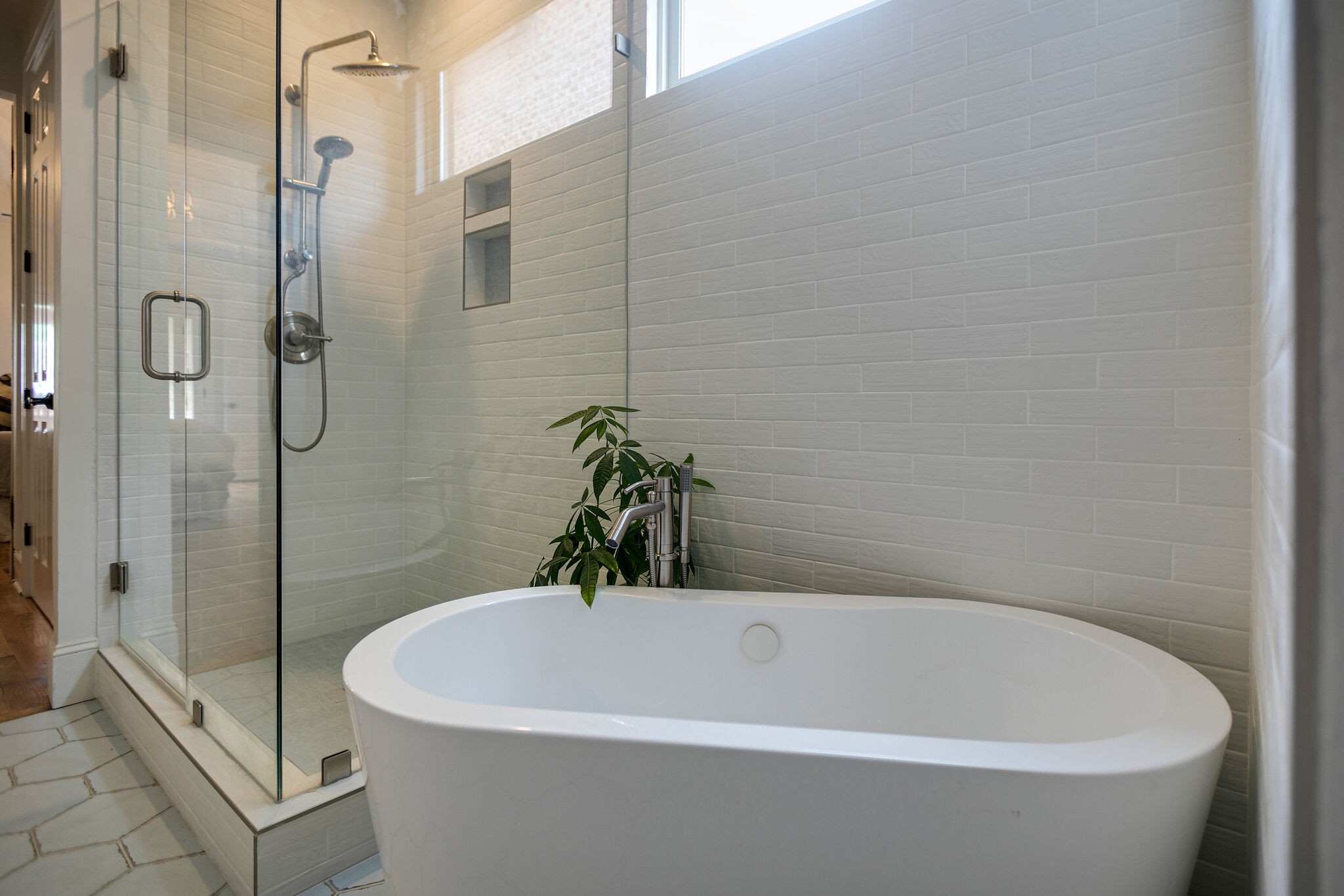 126 Addison Avenue Franklin, TN 37064 - Photo 26 of 38 a white bath tub sitting next to a shower