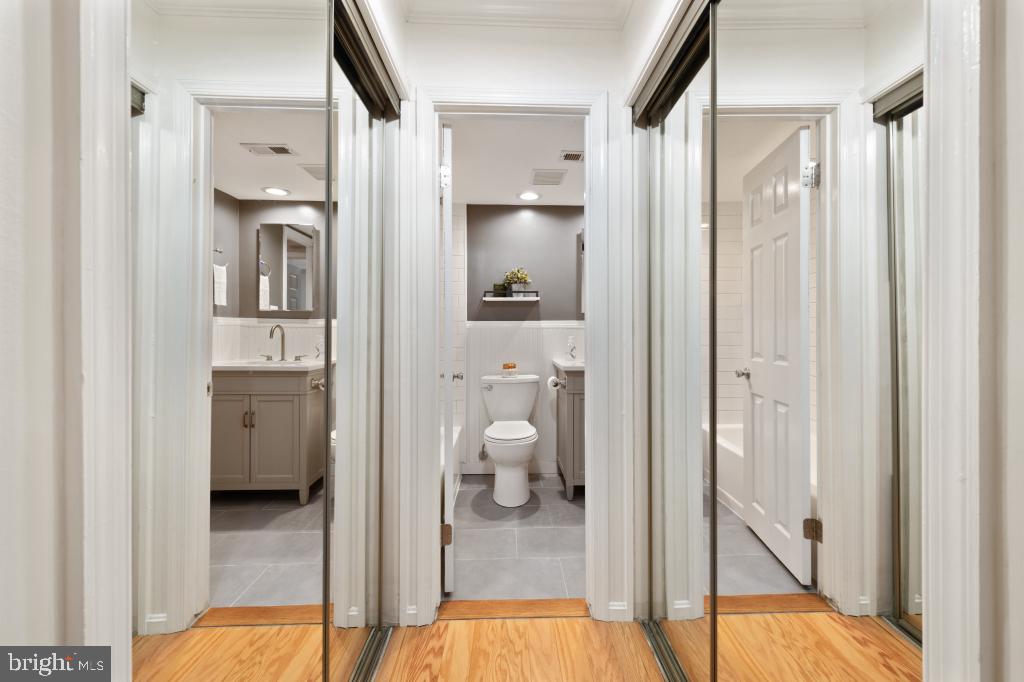 1441 A Street Northeast, Unit 1441 Washington, DC 20002 - Photo 11 of 11 a view of a bathroom from the hallway