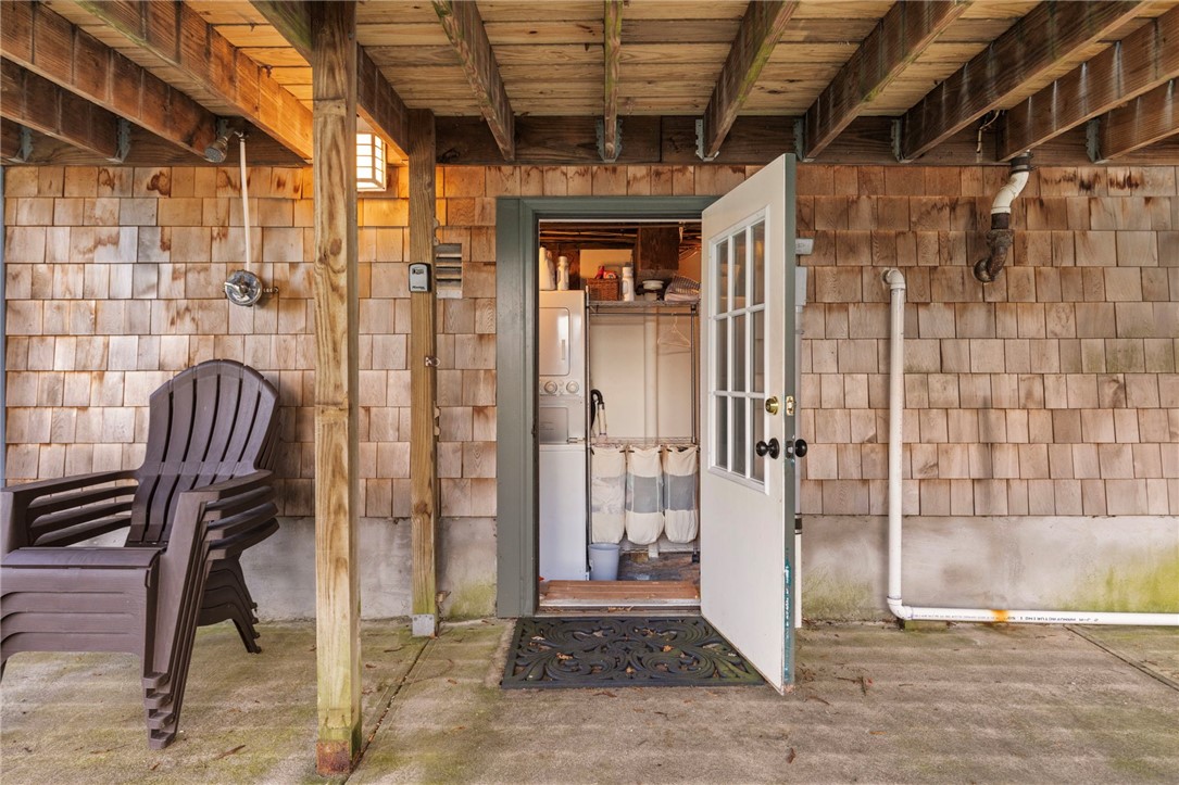 151 Ives Road Warwick, RI 02818 - Photo 33 of 50 Outdoor shower is conveniently located just outside walkout.