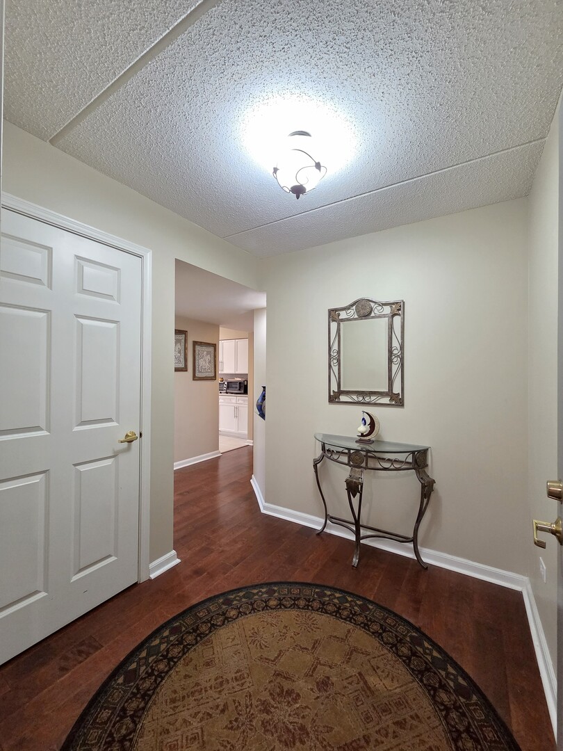 6815 North Milwaukee Avenue, Unit 210 Niles, IL 60714 - Photo 11 of 47 a view of a room with wooden floor and lounge chair