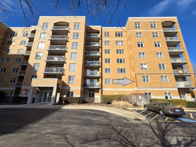 a front view of a building