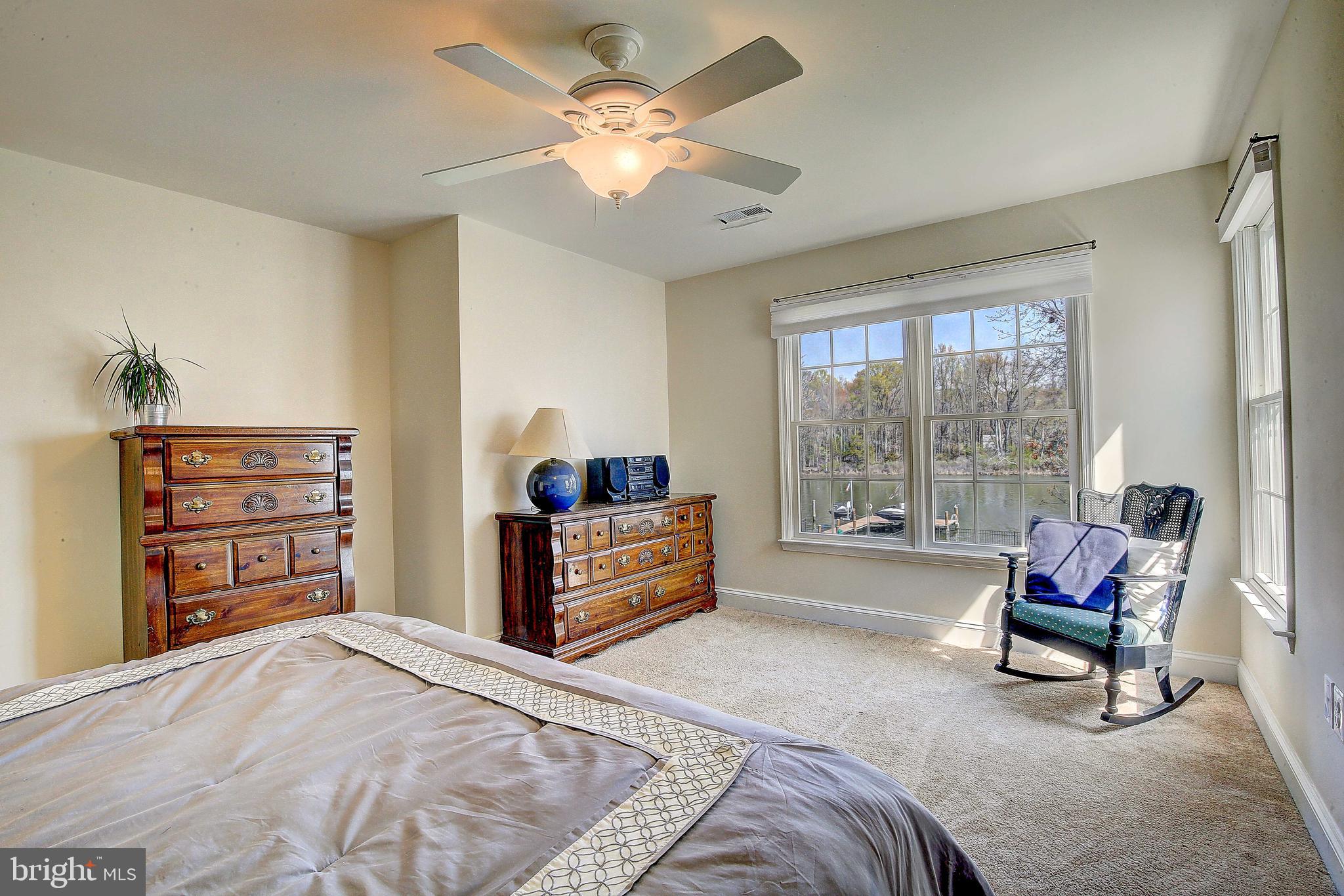 3613 Branhum Road Edgewater, MD 21037 - Photo 42 of 57 Primary bedroom upper level with water views