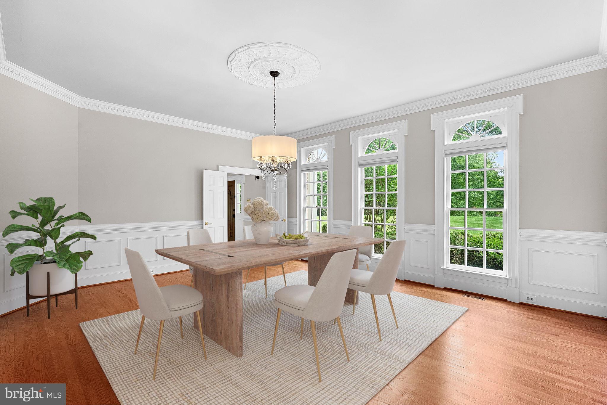 190 Falcon Ridge Road Great Falls, VA 22066 - Photo 10 of 122 Formal Dining Room - Virtually Staged