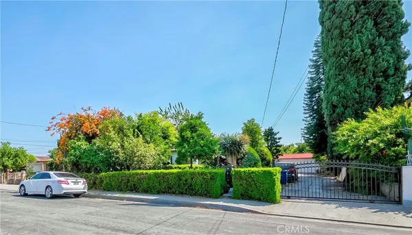 a car parked on the side of the road