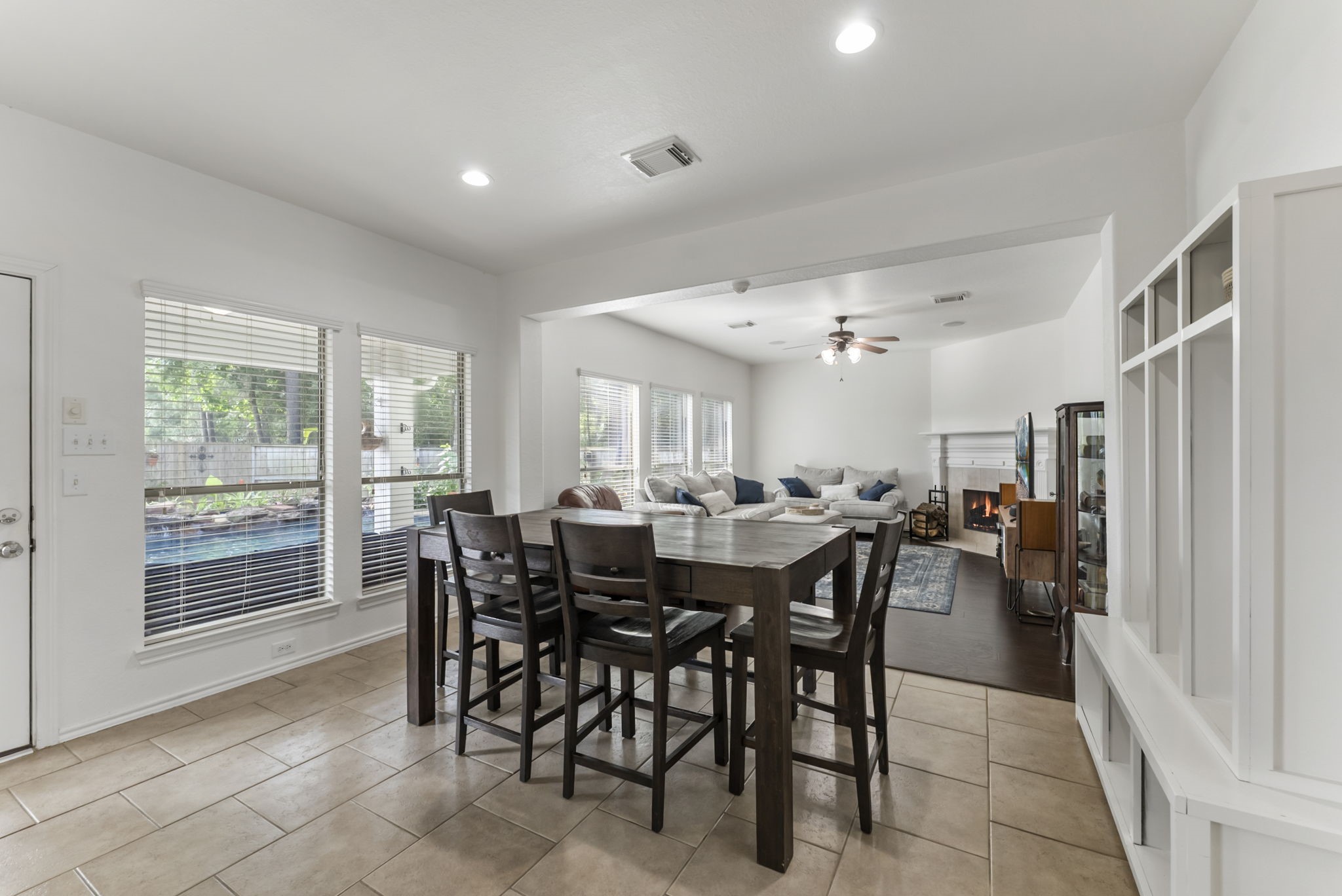 2106 Leaf Meadows Court Spring, TX 77386 - Photo 16 of 34 a view of a dining area with furniture window and outside view