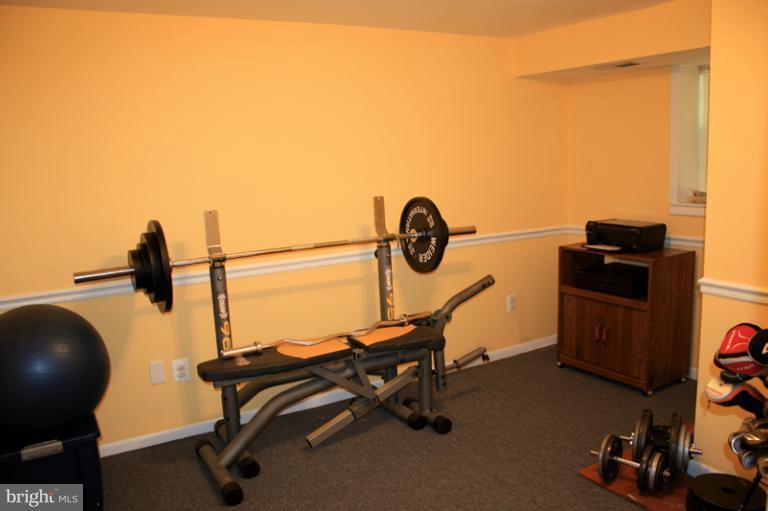 73 Haverhill Road Joppa, MD 21085 - Photo 21 of 30 a view of a room with gym equipment