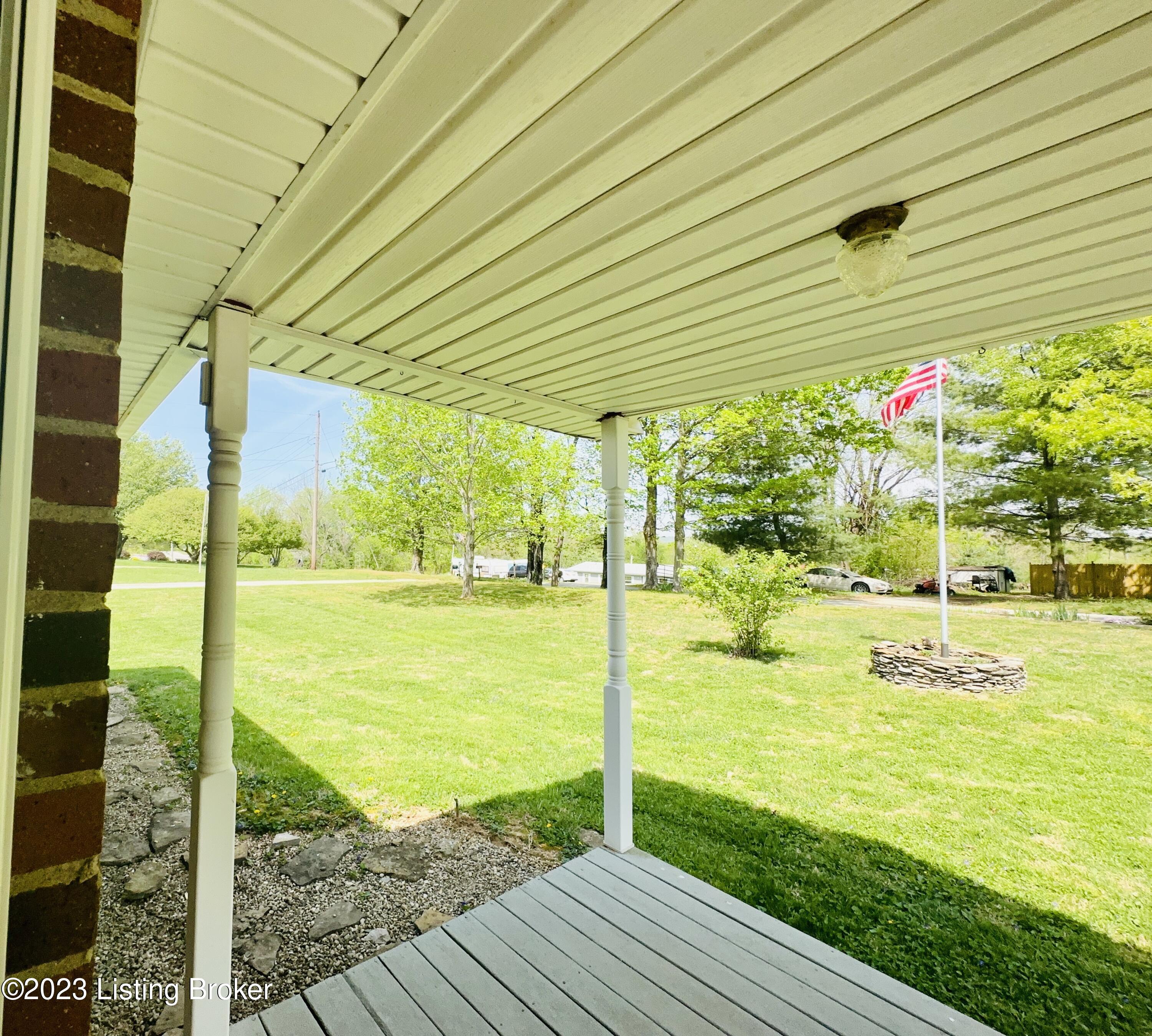 243 McCormack Road Waddy, KY 40076 - Photo 19 of 58 Covered Front Porch