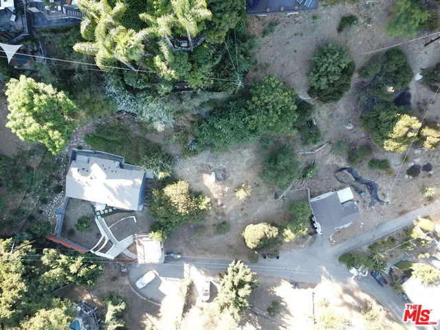 a view of an outdoor space with trees